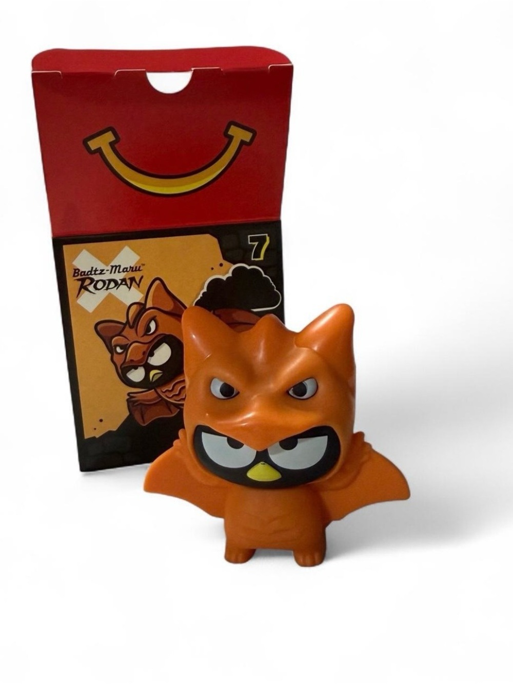 McDonald's Sanrio x Godzilla Happy Meal Toy #7 Badtz-Maru as Rodan (New in Box)